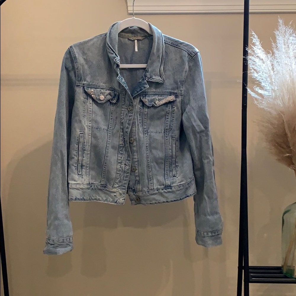 Free People Jean jacket